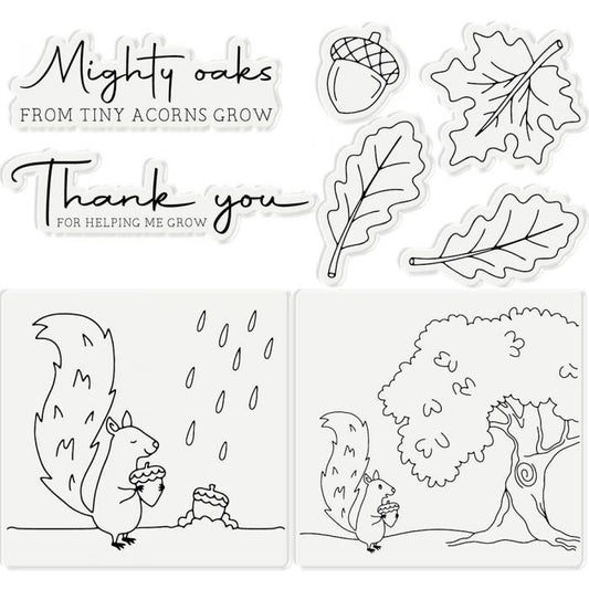 Gemini - Reveal The Mighty Oak - Stempel und Stanze