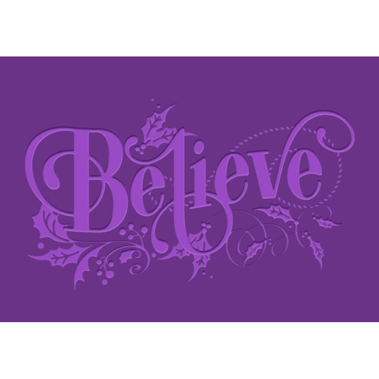 Embossing Folder 5x7" - Believe - Gemini