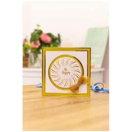 Gemini Foil Stamp 'N' Cut Die - Elements - Be Happy