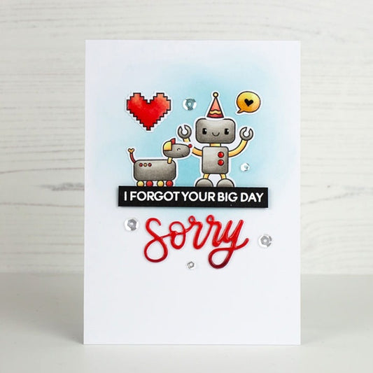 Heffy Doodle Sorry Stand Alone Stanzen