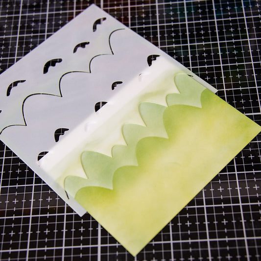 Heffy Doodle - Marvellous Mountains - Schablone 6x6