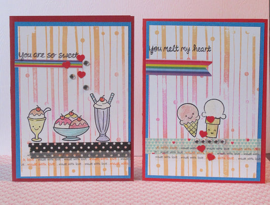 Here`s The Scoop Stempel by Lawn Fawn Beispiel