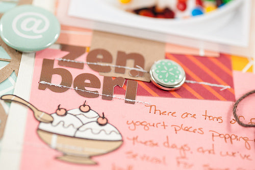 Here`s The Scoop Stempel by Lawn Fawn Beispiel