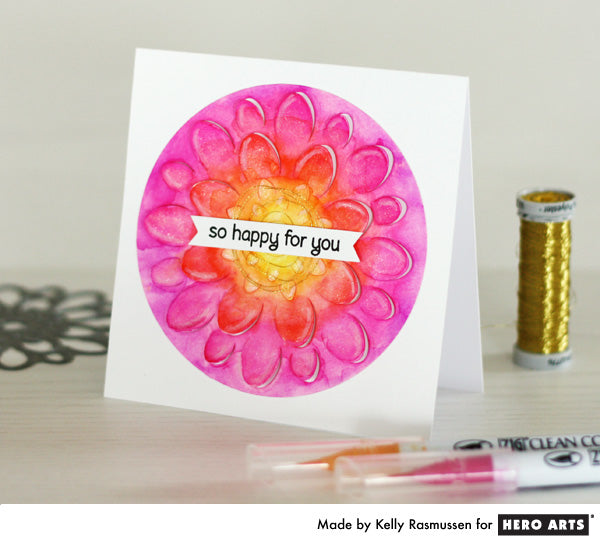 Hero Arts - Paper Layering Mum Flower