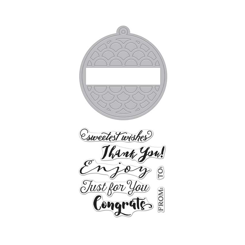 Hero Arts Stamp & Cuts - Thank You Tag