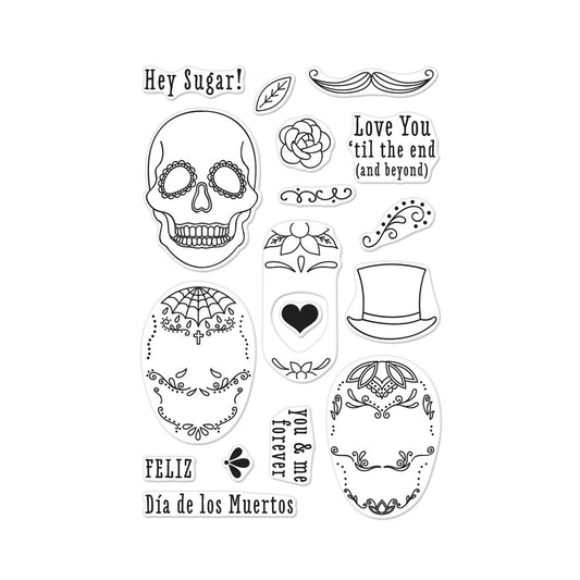 Hero Arts - Sugar Skulls - Clear Stamps