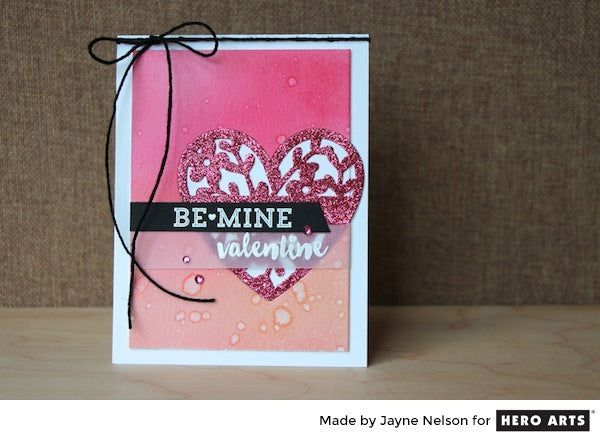 Hero Arts Stamp & Cuts - Floral Heart