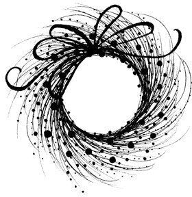 Holzstempel Penny Black Adornment