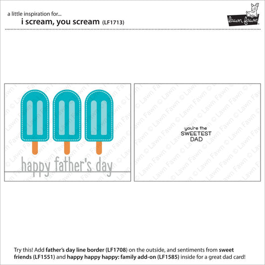 Lawn Fawn - I Scream