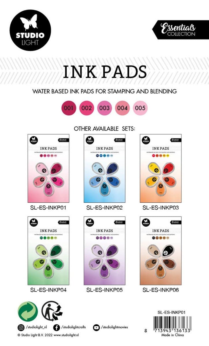 Ink Pads Shades Of Red Essential Tools
