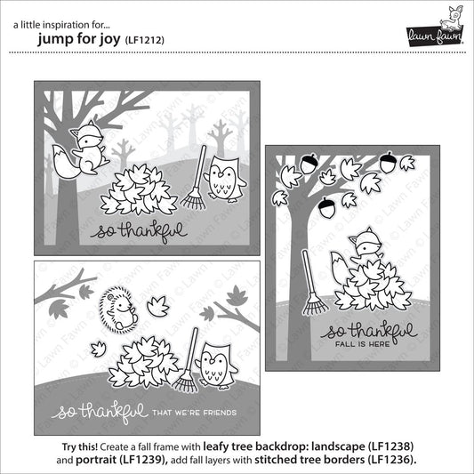 Lawn Fawn - jump for joy - Clear Stamp 4x6