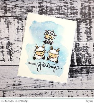 Mama Elephant - Wooly Winter - Clear Stamps 4x6