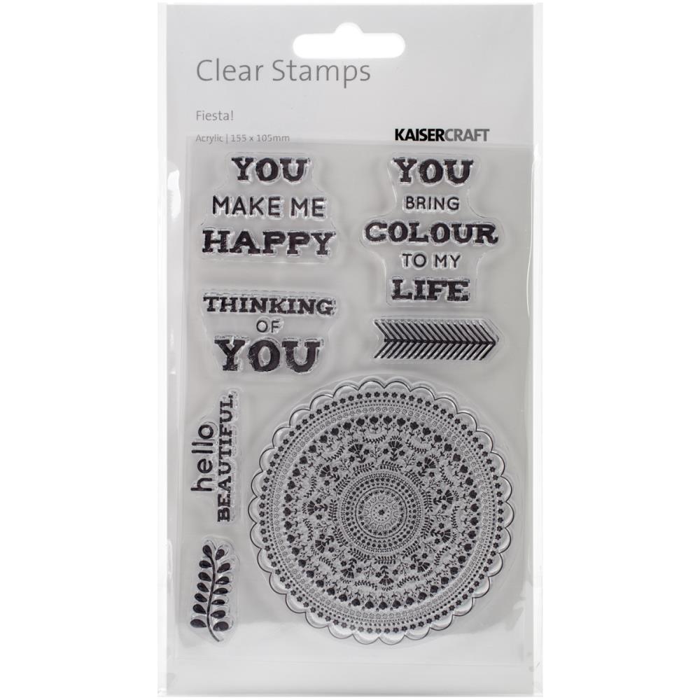 Kaisercraft - Clear Stamps 4x6" - Fiesta!