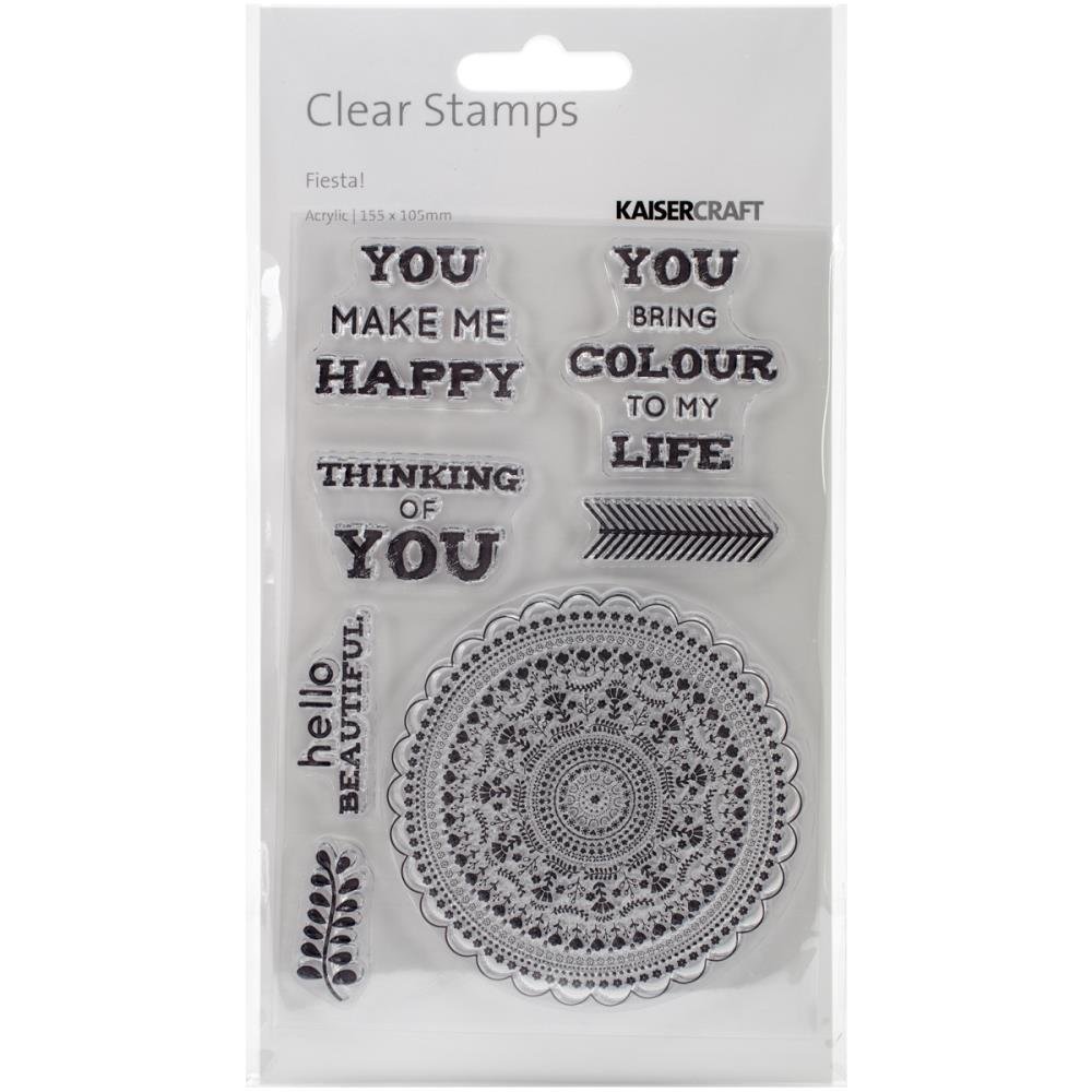 Kaisercraft - Clear Stamps 4x6" - Fiesta!
