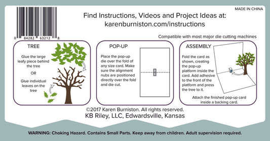 Karen Burniston - Tree Pop-Up Stanzen