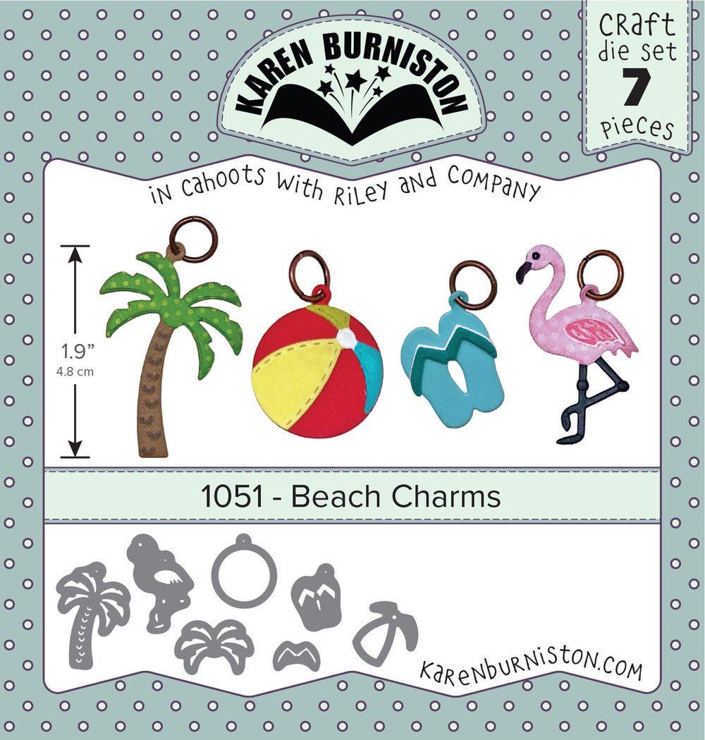 Karen Burniston - Beach Charms Stanzen