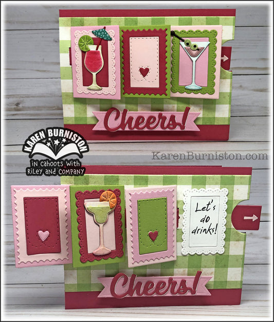 Karen Burniston Happy Hour Charms Stanzen