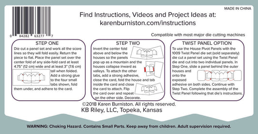 Karen Burniston - House Pivot Pop-Up Stanzen