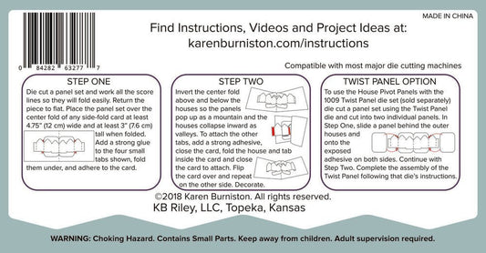 Karen Burniston - House Pivot Pop-Up Stanzen