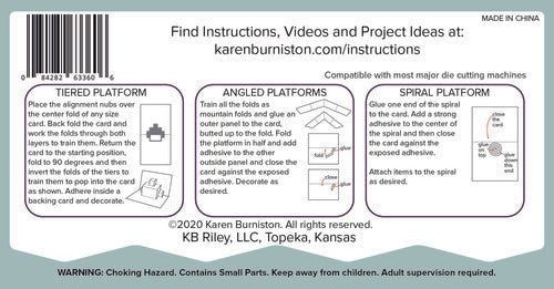 Karen Burniston - Mini Pops Pop-Up - Stand Alone Stanzen