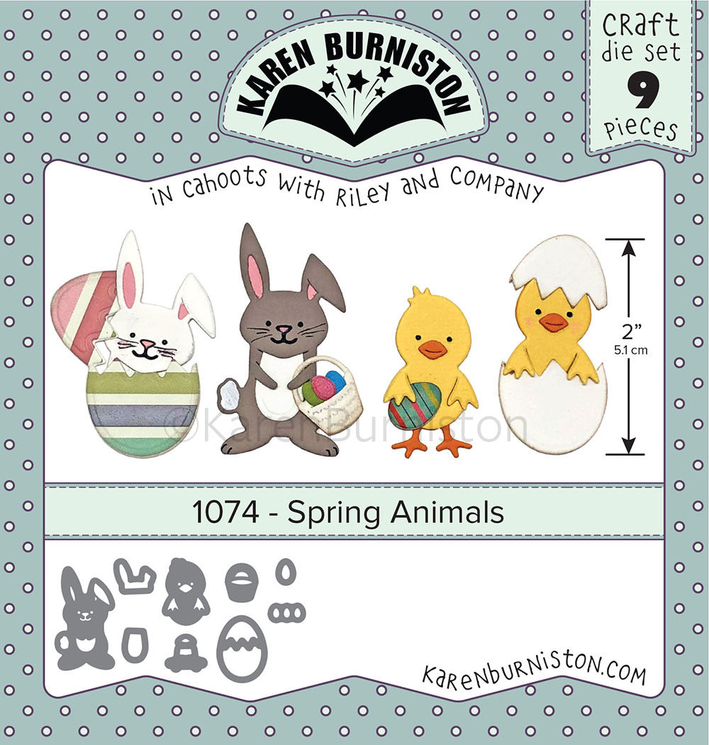 Karen Burniston - Spring Animals Stanzen
