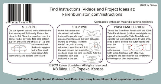 Karen Burniston Train Pivot Panels Stanzen