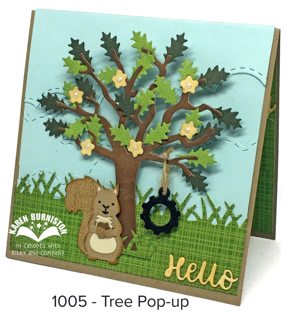 Karen Burniston - Tree Pop-Up Stanzen