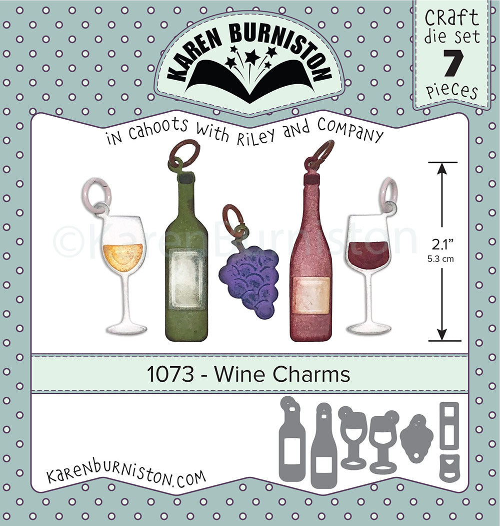 Karen Burniston - Karen Burniston - Wine Charms Stanzen