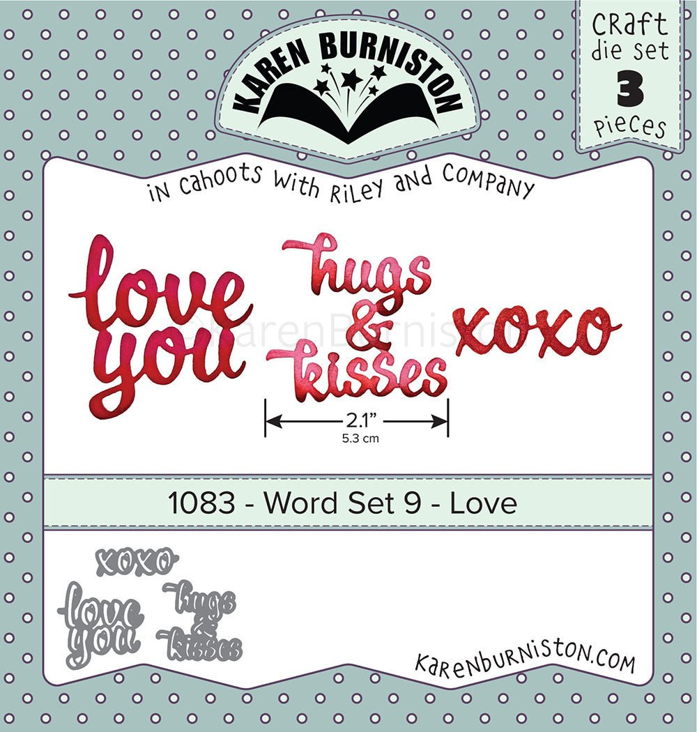 Karen Burniston - Word Set 9 - Love