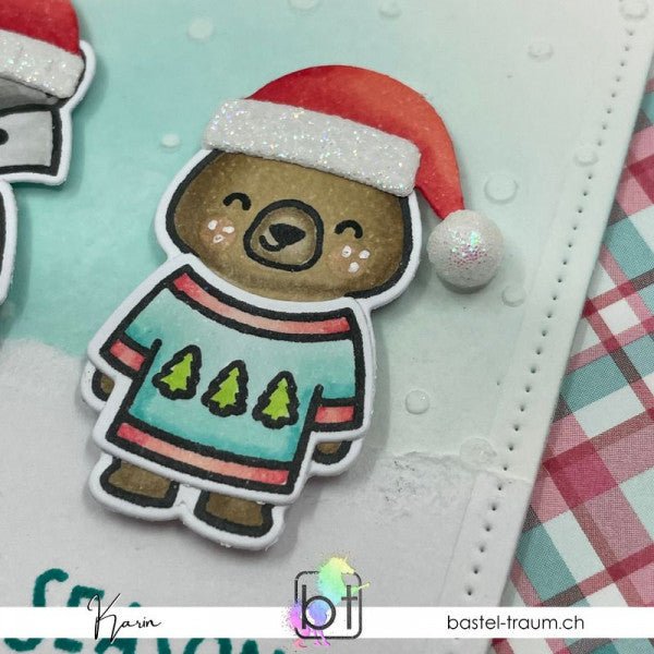 Lawn Fawn - Ugly and Bright - Clear Stamps 4x6