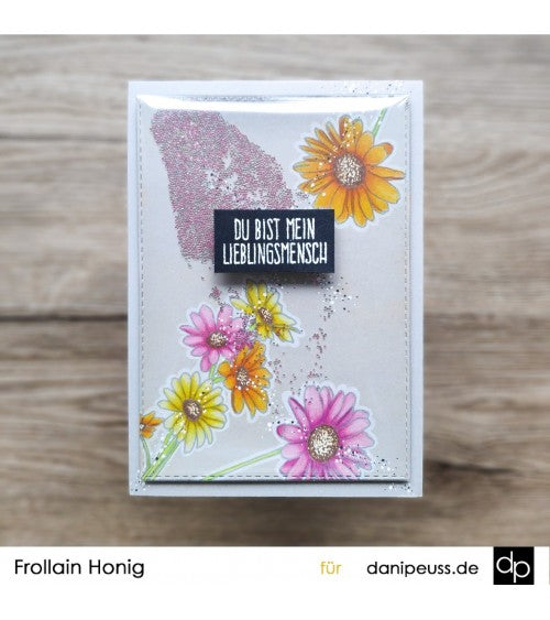 Klartext-Stempel - Glücksgrüsse - Clear Stamp Set 4x6