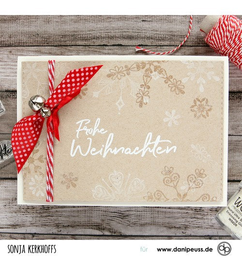 Klartext-Stempel - Weihnachten Marker - Clear Stamp Set 4x6