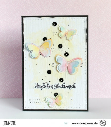 Klartext-Stempelset A6 "Glückwunsch 2"