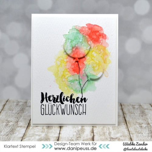 Klartext-Stempelset A6 "Glückwunsch"