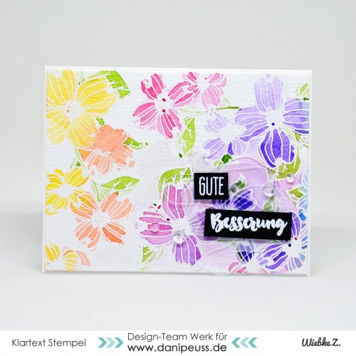 Klartext-Stempelset A6 "Gute Besserung"