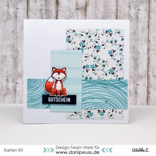 Klartext-Stempelset A6 "Gutschein"