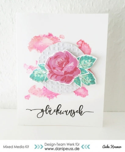 Klartext-Stempelset A6 "Script-Grüße"