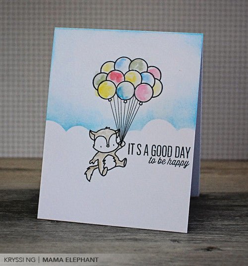 Mama Elephant - Stempelset 4x6" - Up And Away