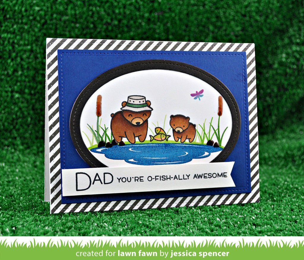 Lawn Fawn - Dad + Me Clear Stamp