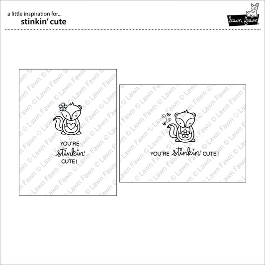 Lawn Fawn - Stinking' Cute Clear Stamp