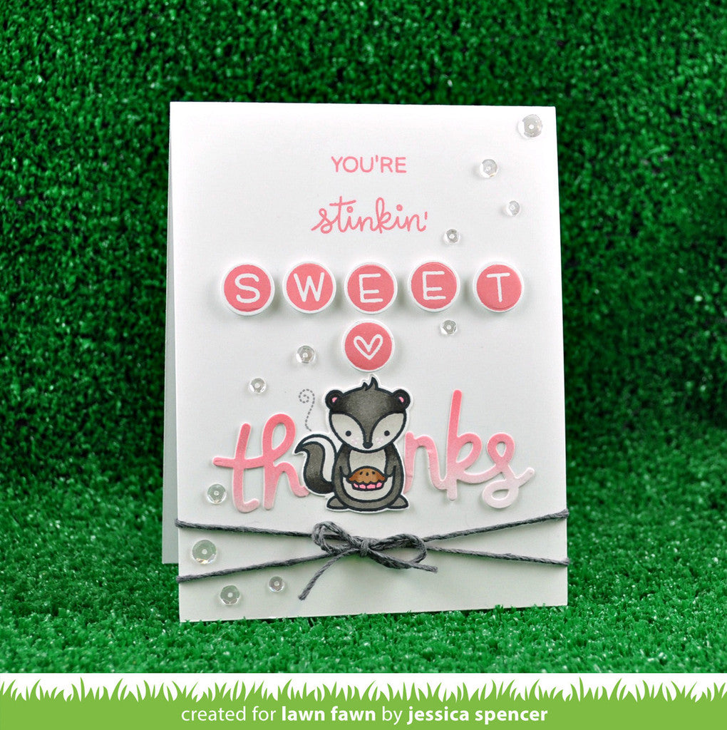 Lawn Fawn - Stinking' Cute Clear Stamp