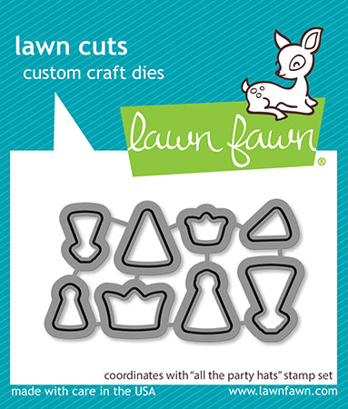 Lawn Fawn - All the party hats - Stanzschablonen