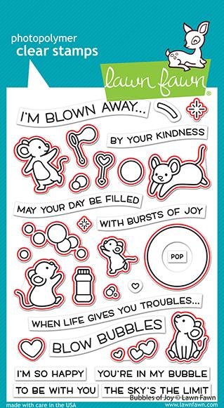 Lawn Fawn - Bubbles Of Joy - Stanze