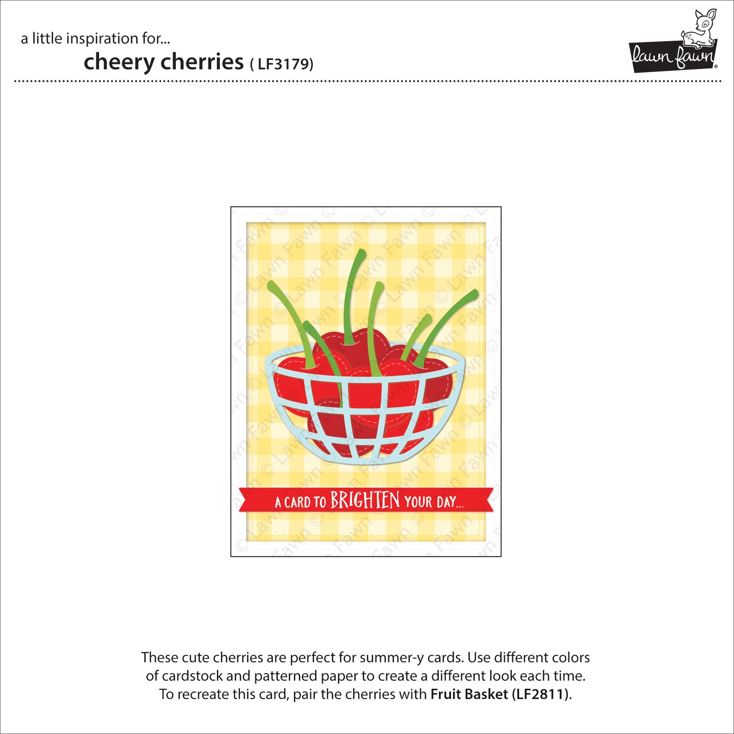 Lawn Fawn - Cheery cherries - Stand alone Stanzschablone