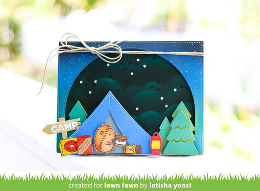 Lawn Fawn - Forest Backdrop - Stand Alone Stanzen