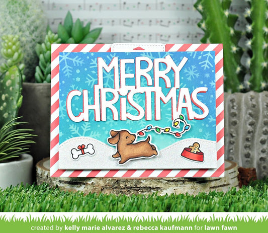 Lawn Fawn - Furry and Bright - Clear Stamp 3x4