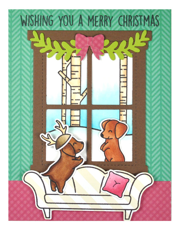 Lawn Fawn - Furry and Bright - Clear Stamp 3x4