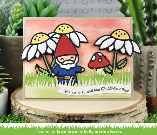 Lawn Fawn - Garden Gnome - Stand Alone Stanze