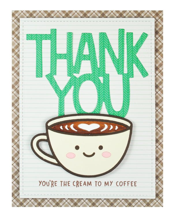 Lawn Fawn - Giant Thank You - Stand Alone Stanze