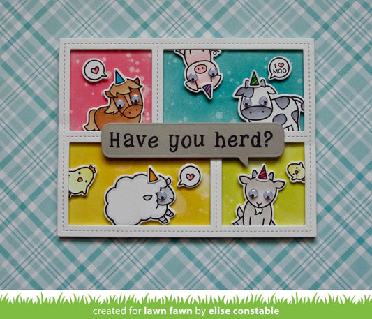 Lawn Fawn - Hay There - Clear Stamps 4x6